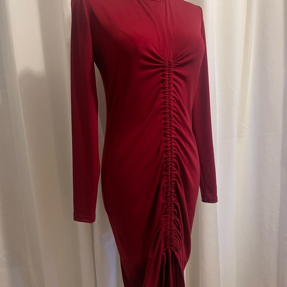 Tea You Ruched Long Sleeve Dress - Picture 9 of 11